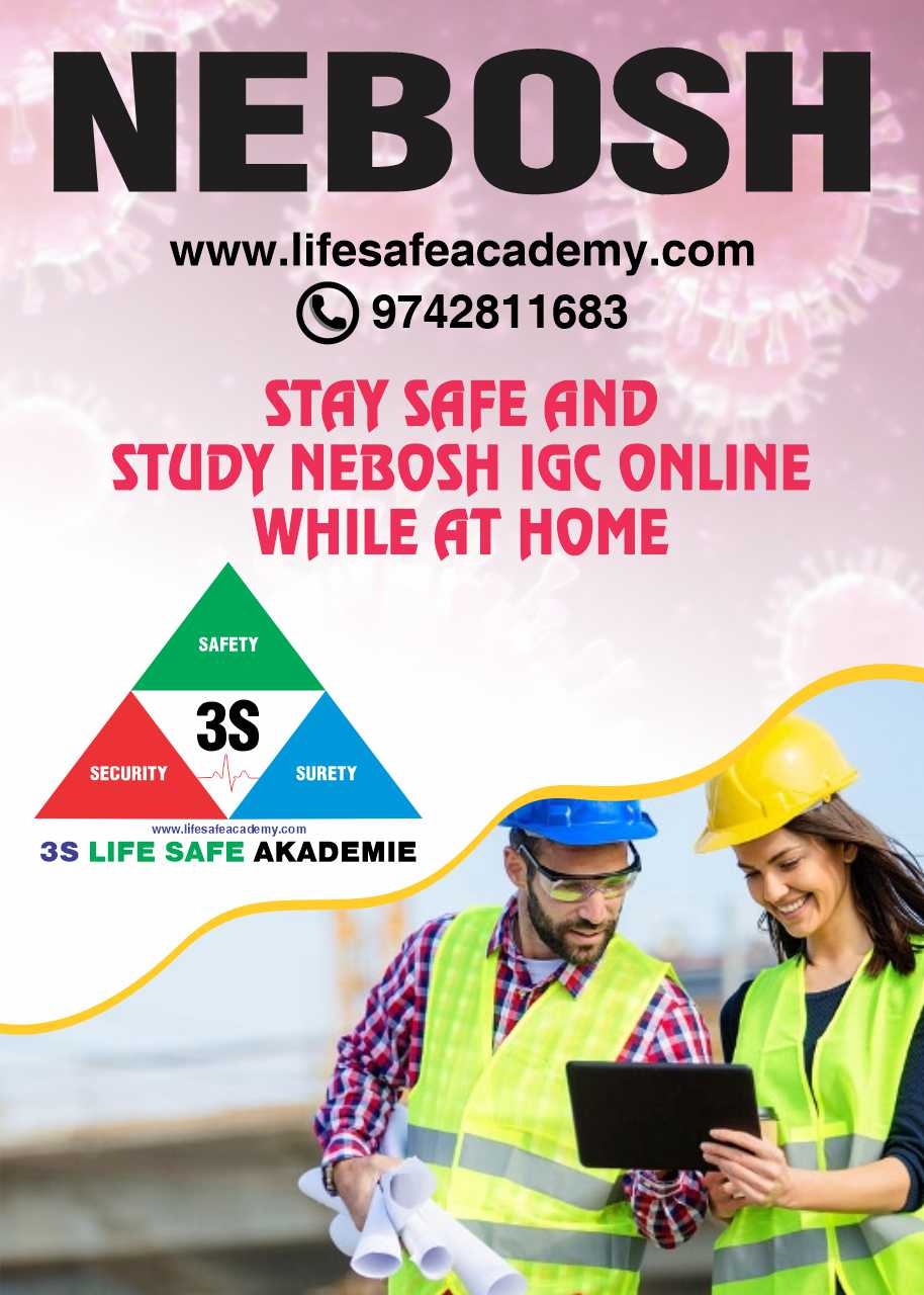 Stay safe and study NEBOSH IGC online while at home