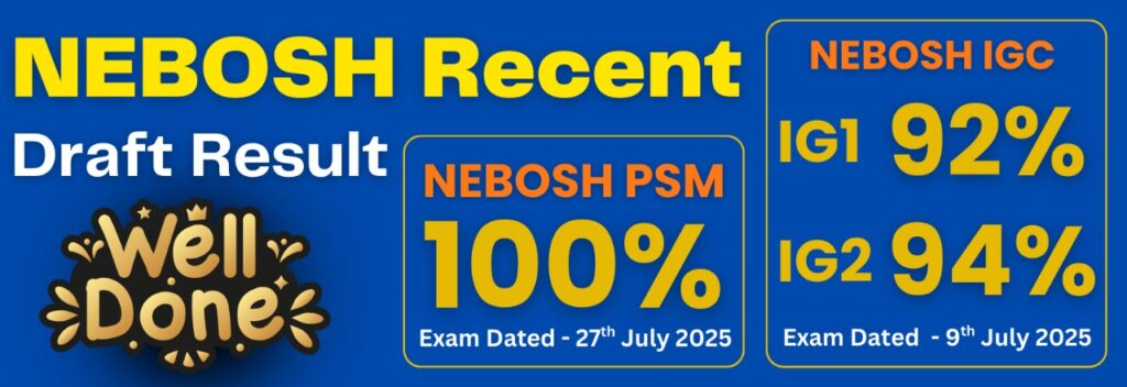 NEBOSH Results PSM