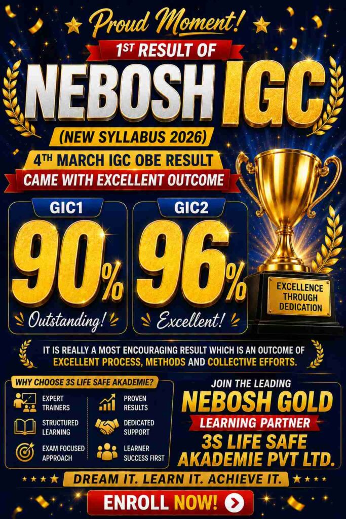 NEBOSH IGC March 2026 Result Website Banner